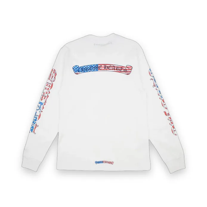 Chrome Hearts Matty Boy America L/S T-shirt White 1