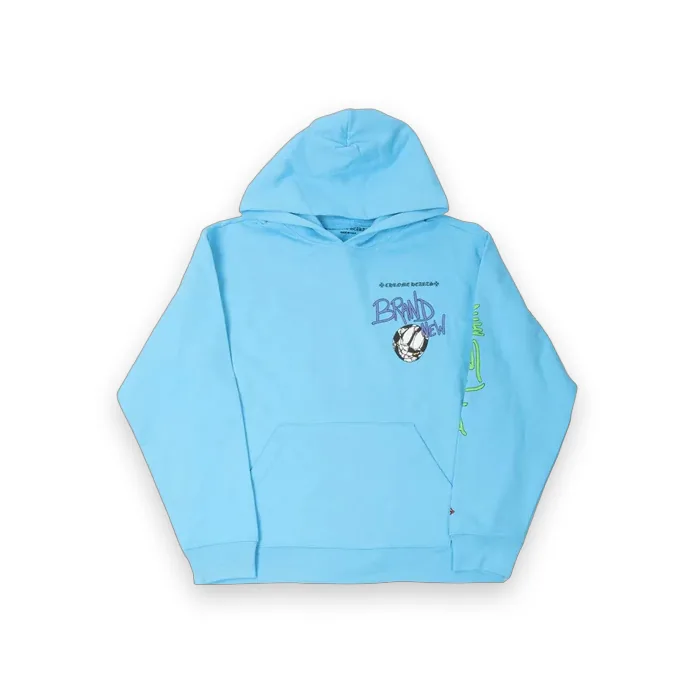 Chrome Hearts Matty Boy Brain New Hoodie Blue 1