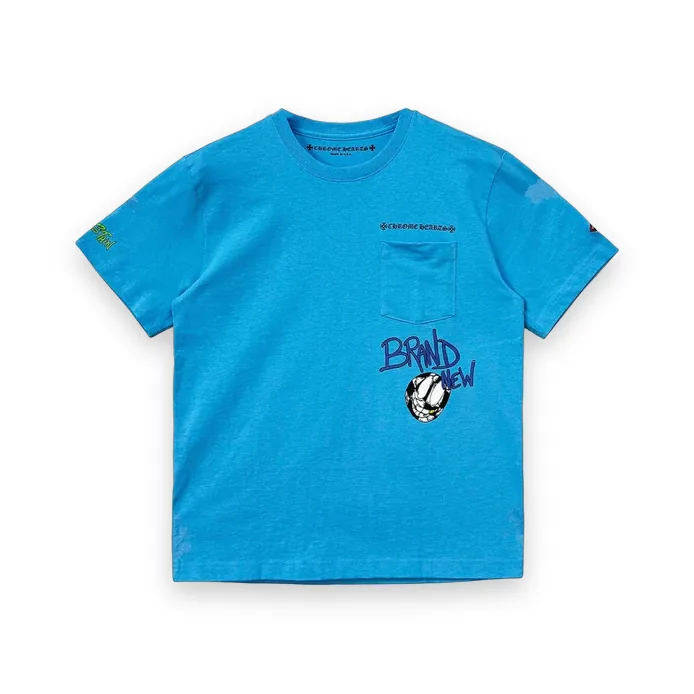 Chrome Hearts Matty Boy Brain New T-Shirt Blue 1