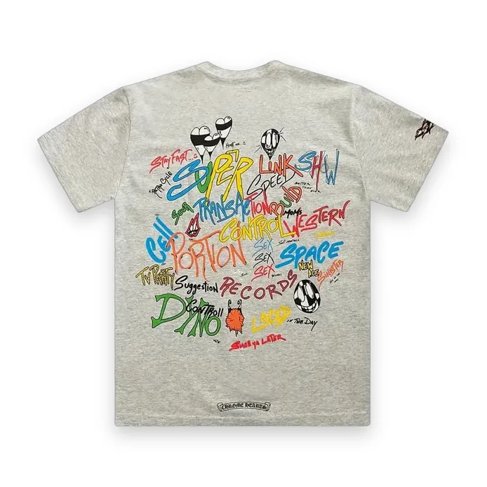 Chrome Hearts Matty Boy Brain T-Shirt Heather Grey 1