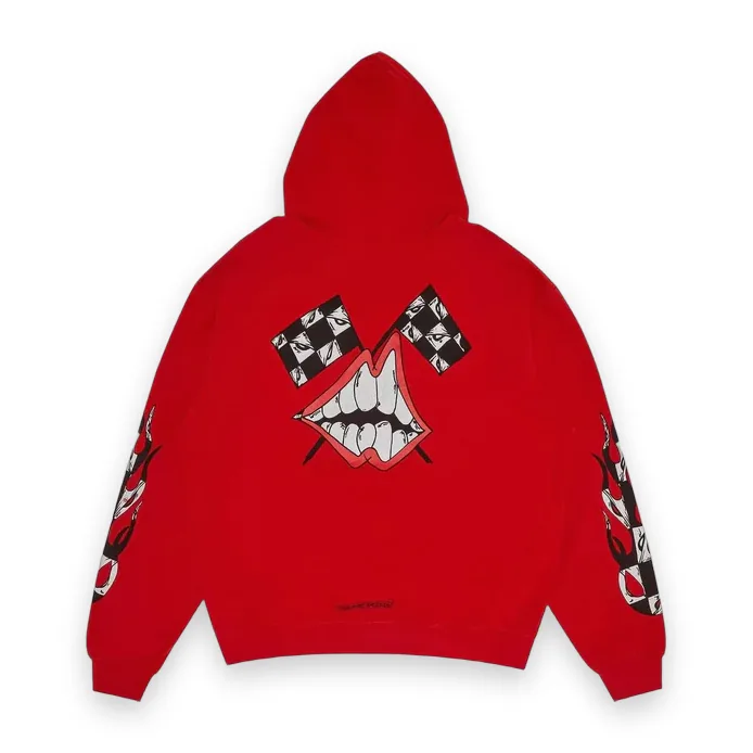 Chrome Hearts Matty Boy Chomper Hoodie Red 1