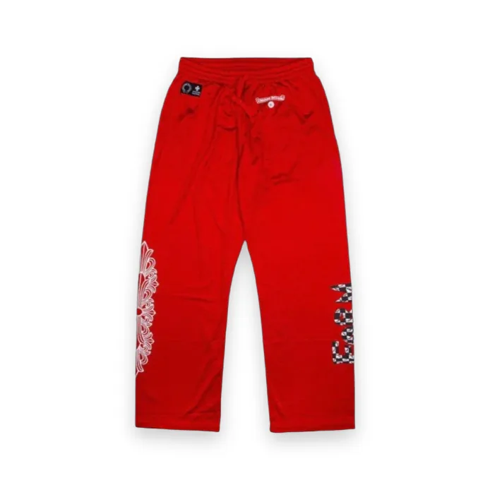 Chrome Hearts Matty Boy FORM Team Mesh Sweatpants Red 1