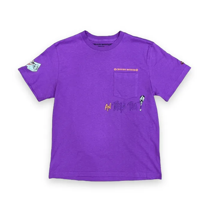 Chrome Hearts Matty Boy I Want More Not Less T-Shirt Purple 1