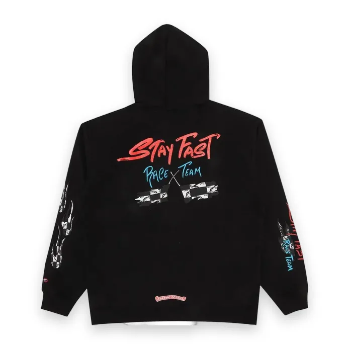 Chrome Hearts Matty Boy Stay Fast Hoodie Black 1